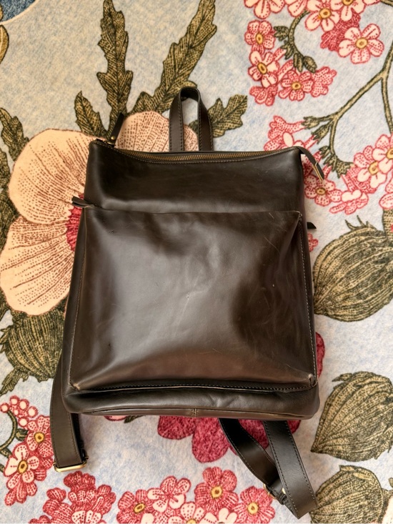 Andar Handbags - Andar Leather Forrest Green Backpack